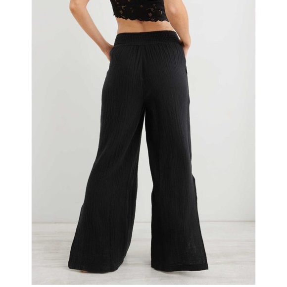 Aerie Gauzy High Waist Wide-Leg Pants - Picture 2 of 8